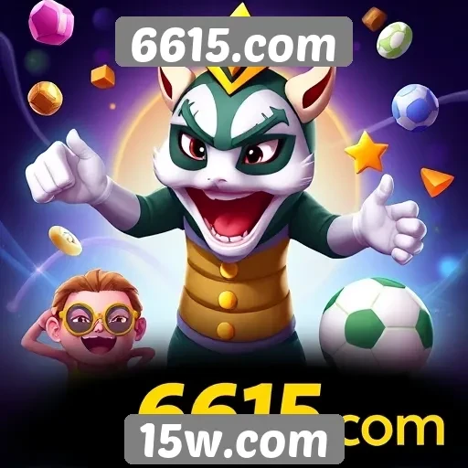Diversidade de jogos disponíveis no 6615.com